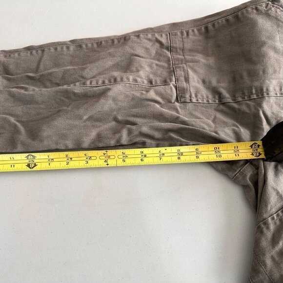 Democracy AbSolution Khaki Green Jeans Cropped Size 6 - Picture 11 of 13